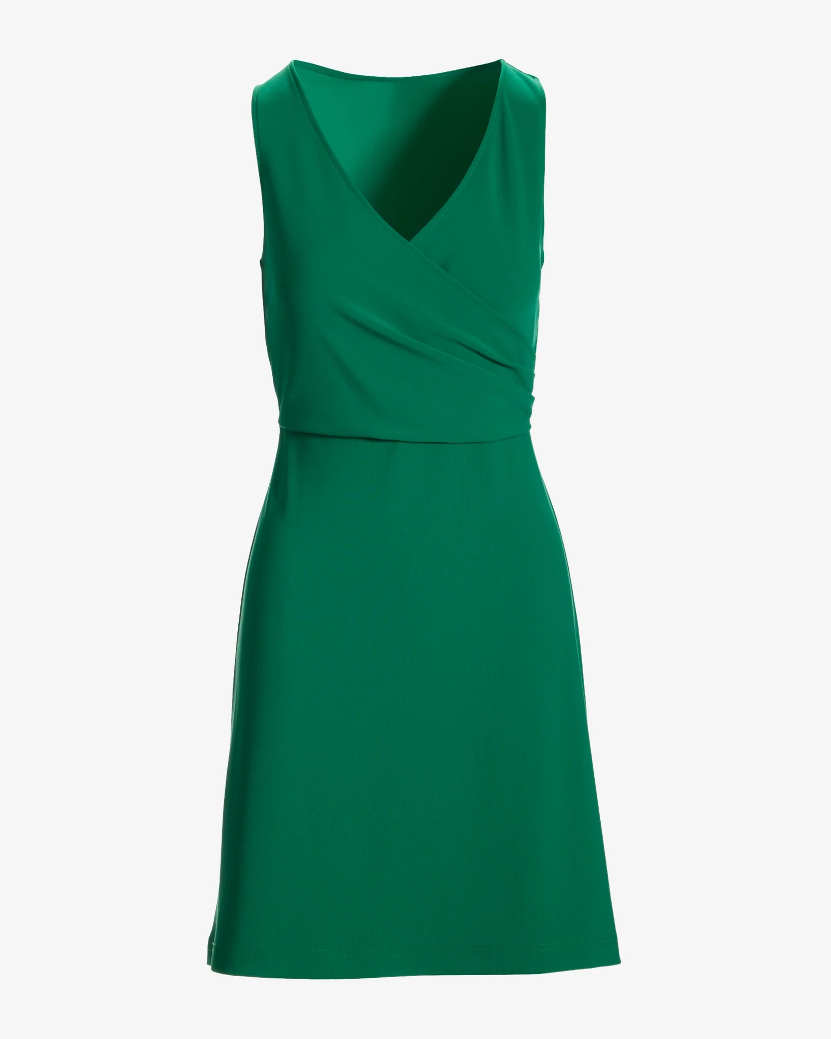 Beyond Travel Cross Front Dress Shamrock - Futureuc